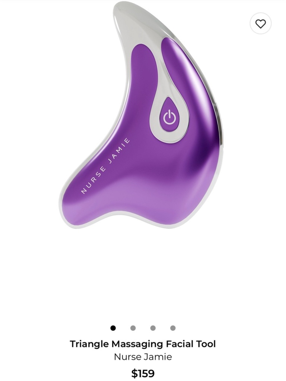 Nurse Jamie Purple Triangle Massaging Facial Tool